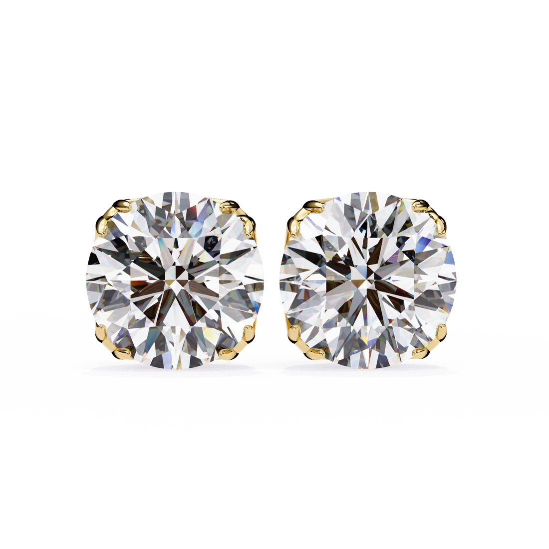 Chic Shape Diamond Earrings