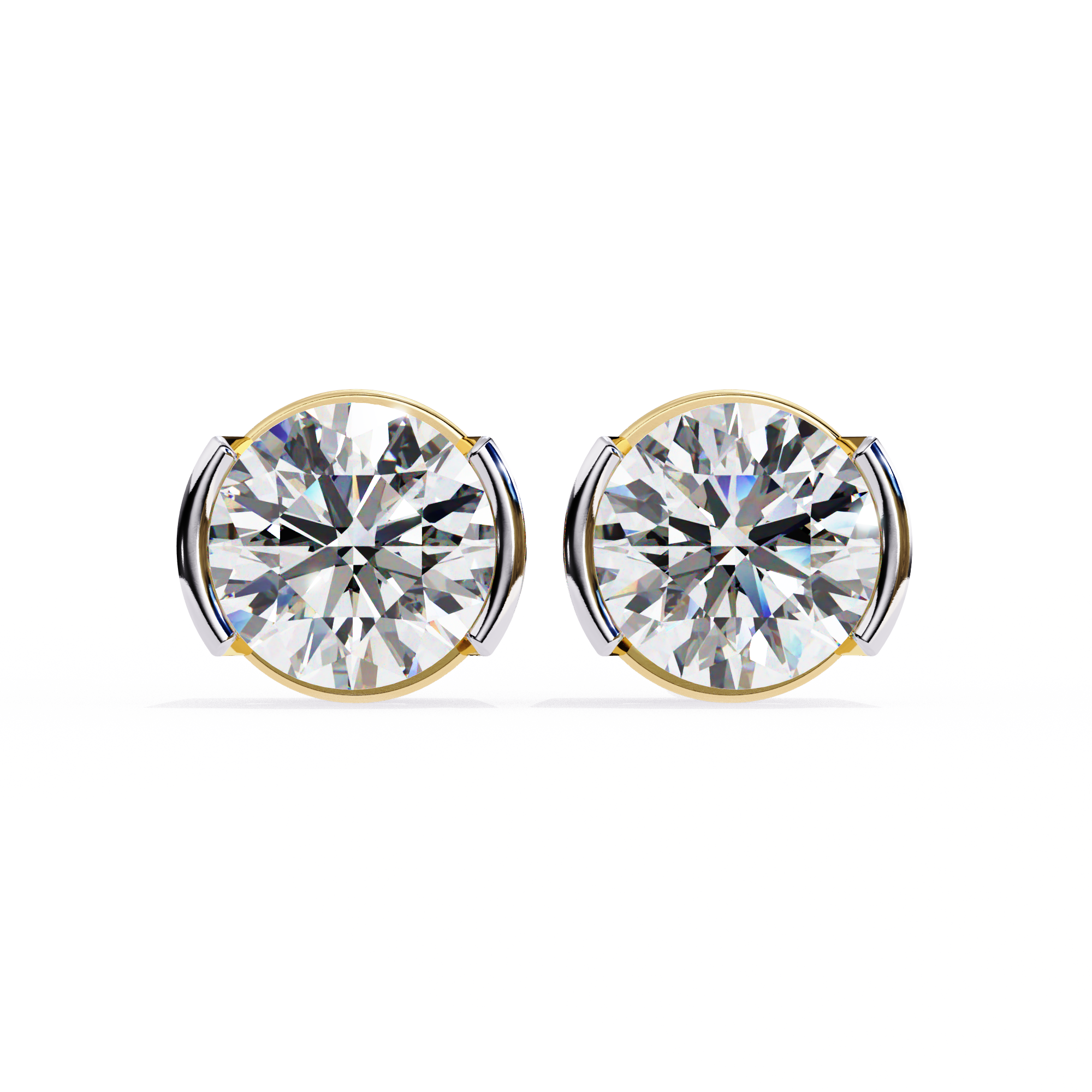 Elegant Diamond Shape Earrings