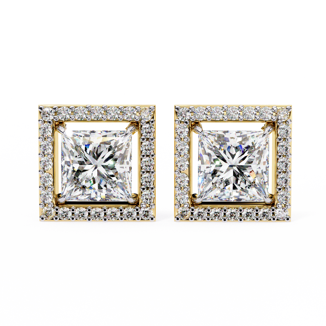 Exquisite Cut Diamond Earrings