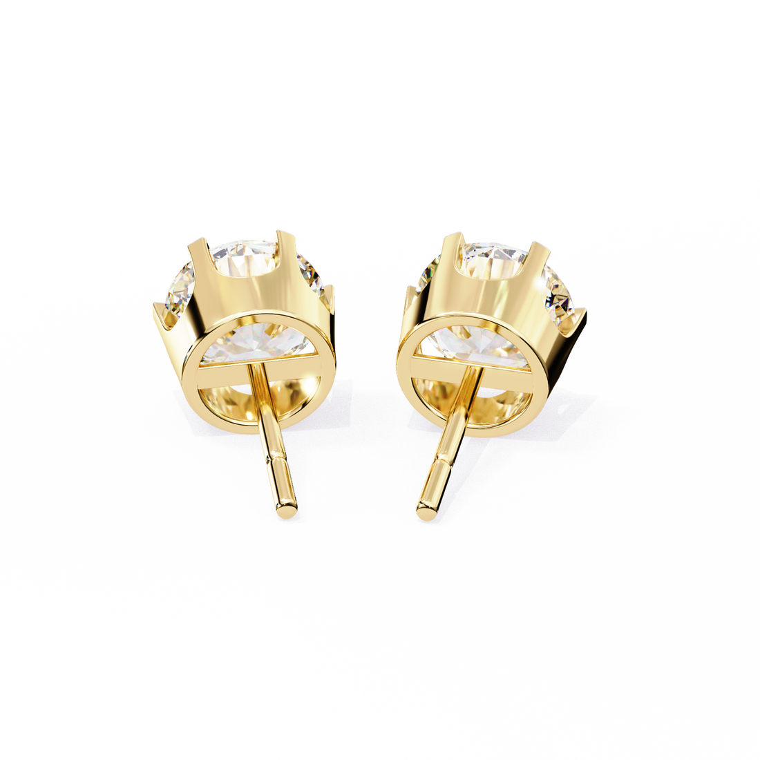 Refined Cut Diamond Studs