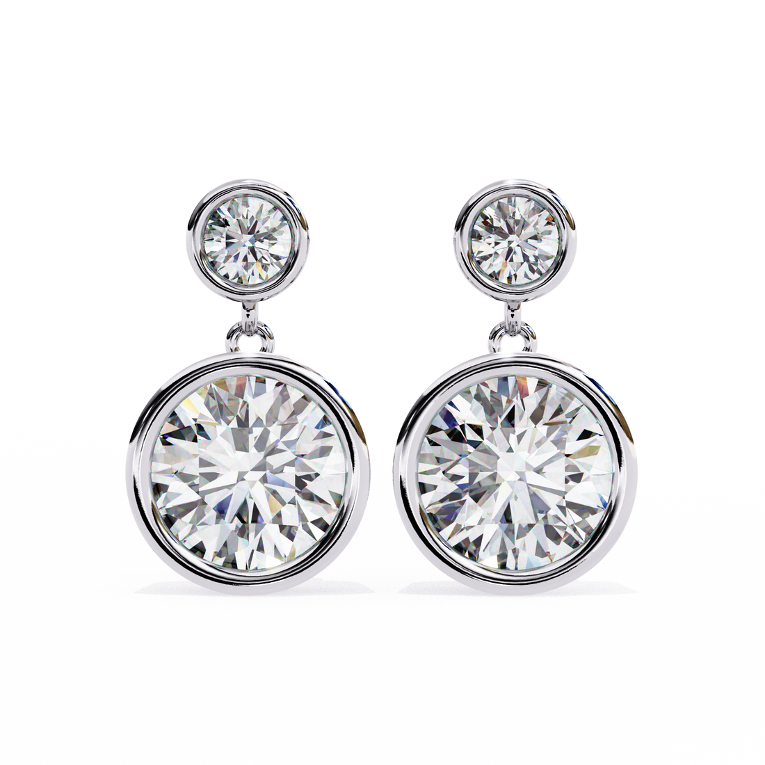 Pristine Shape Diamond Studs