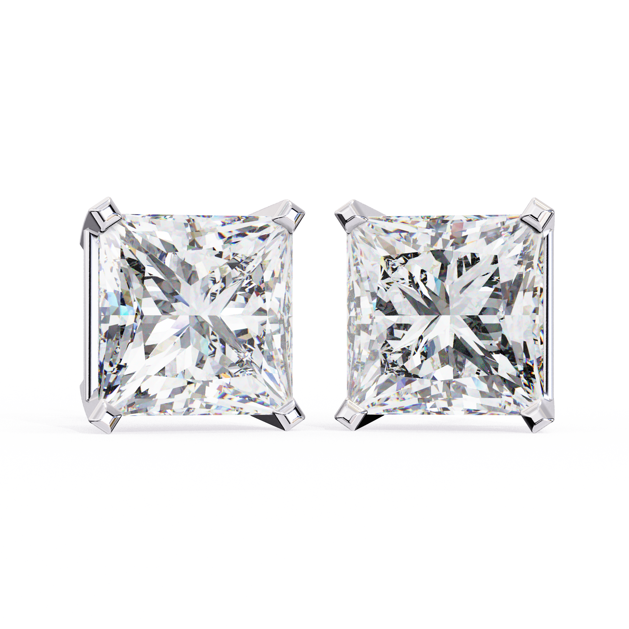 Brilliant Shape Diamond Studs