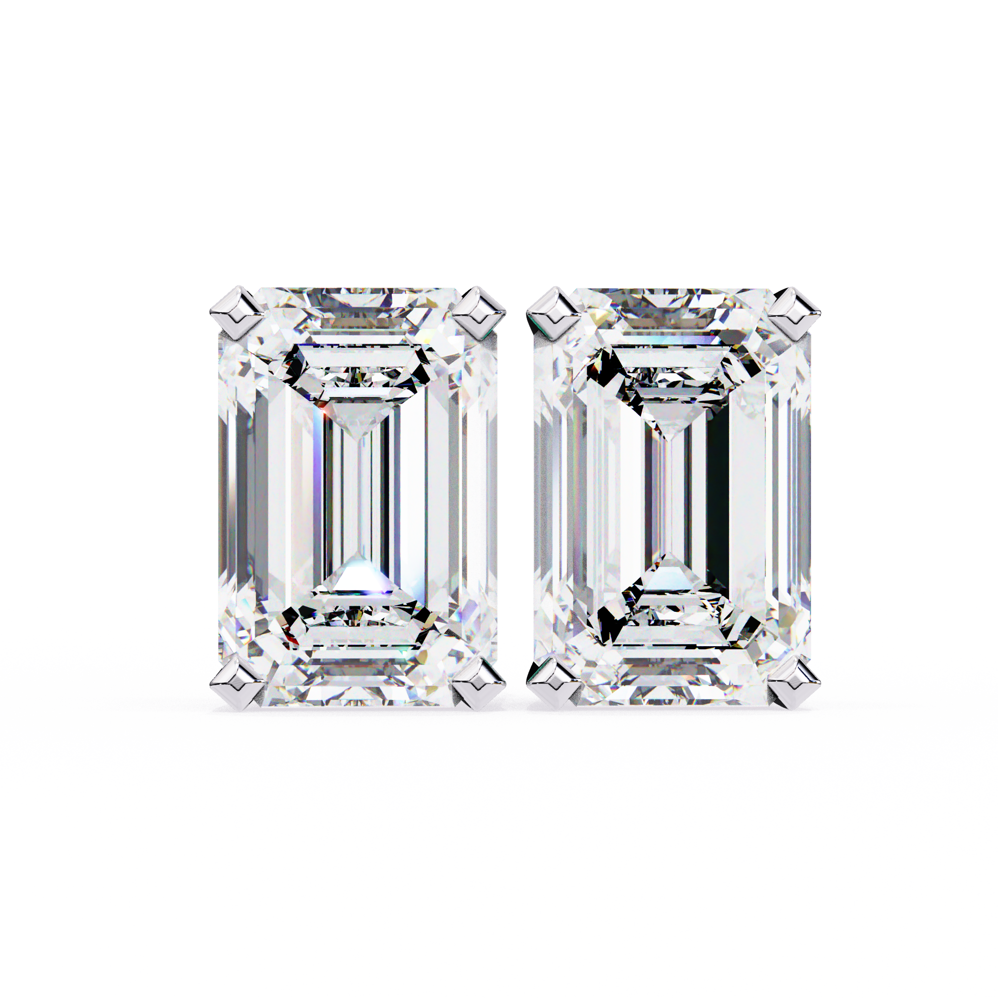 Classic Shape Diamond Earrings