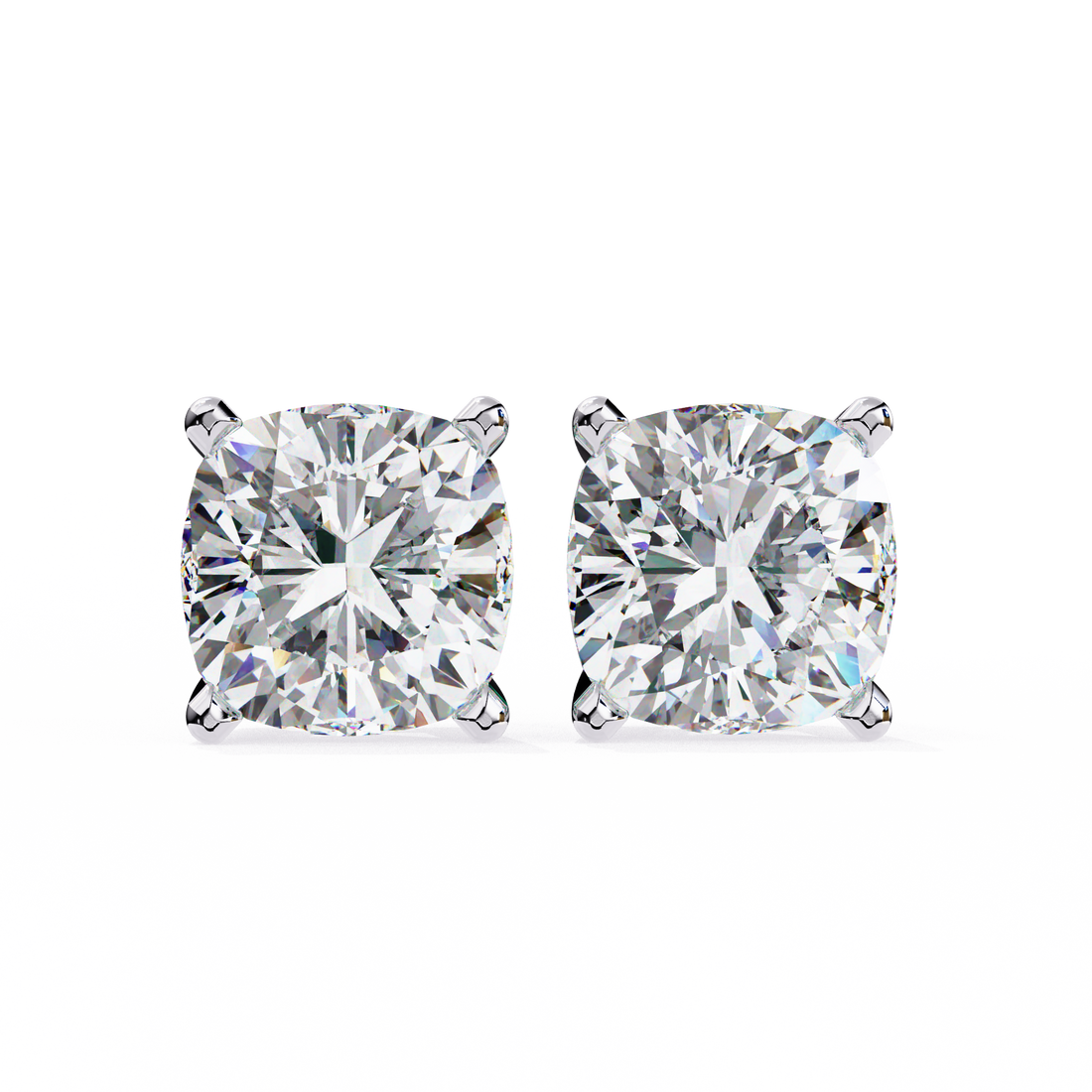 Sophisticated Diamond Shape Studs